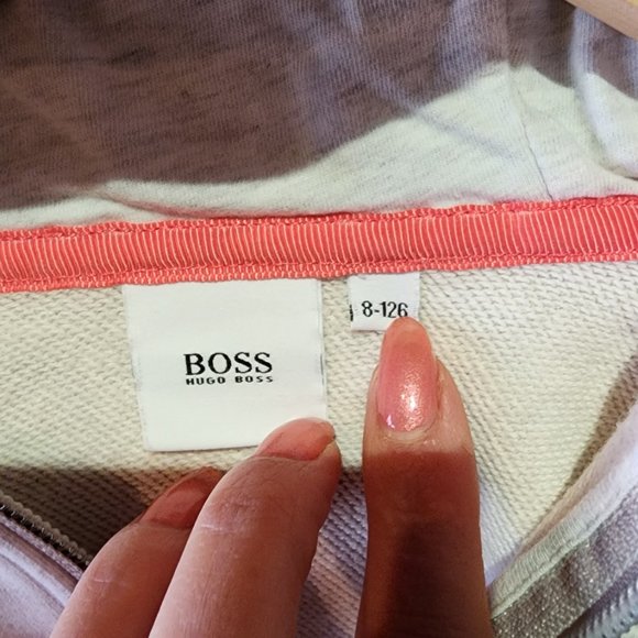 BOSS girls zip up hoodie - Picture 4 of 10